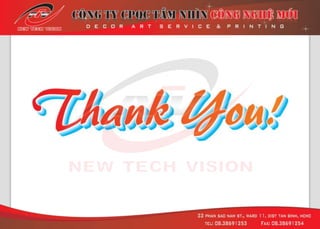 Cong ty cp new tech vision