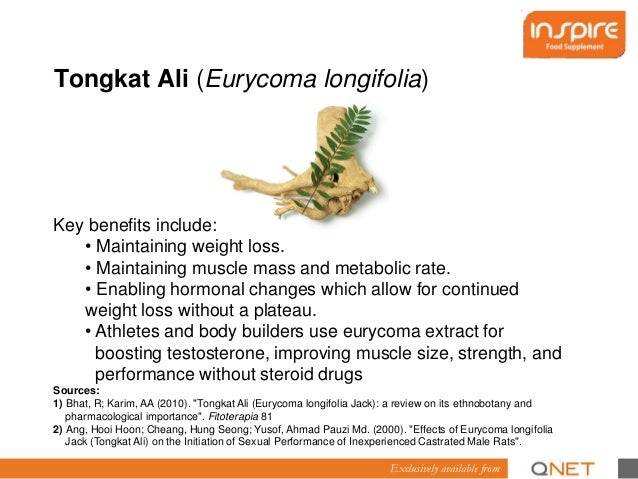 What are the benefits of tongkat ali?