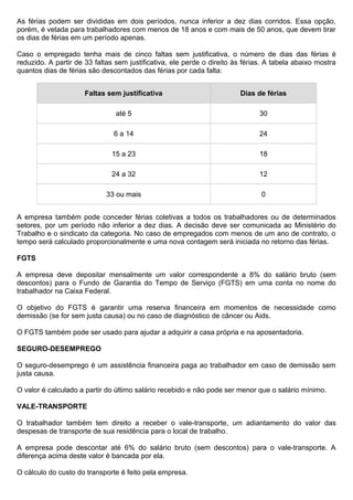 Conheça quais são os principais direitos do trabalhador | DOC