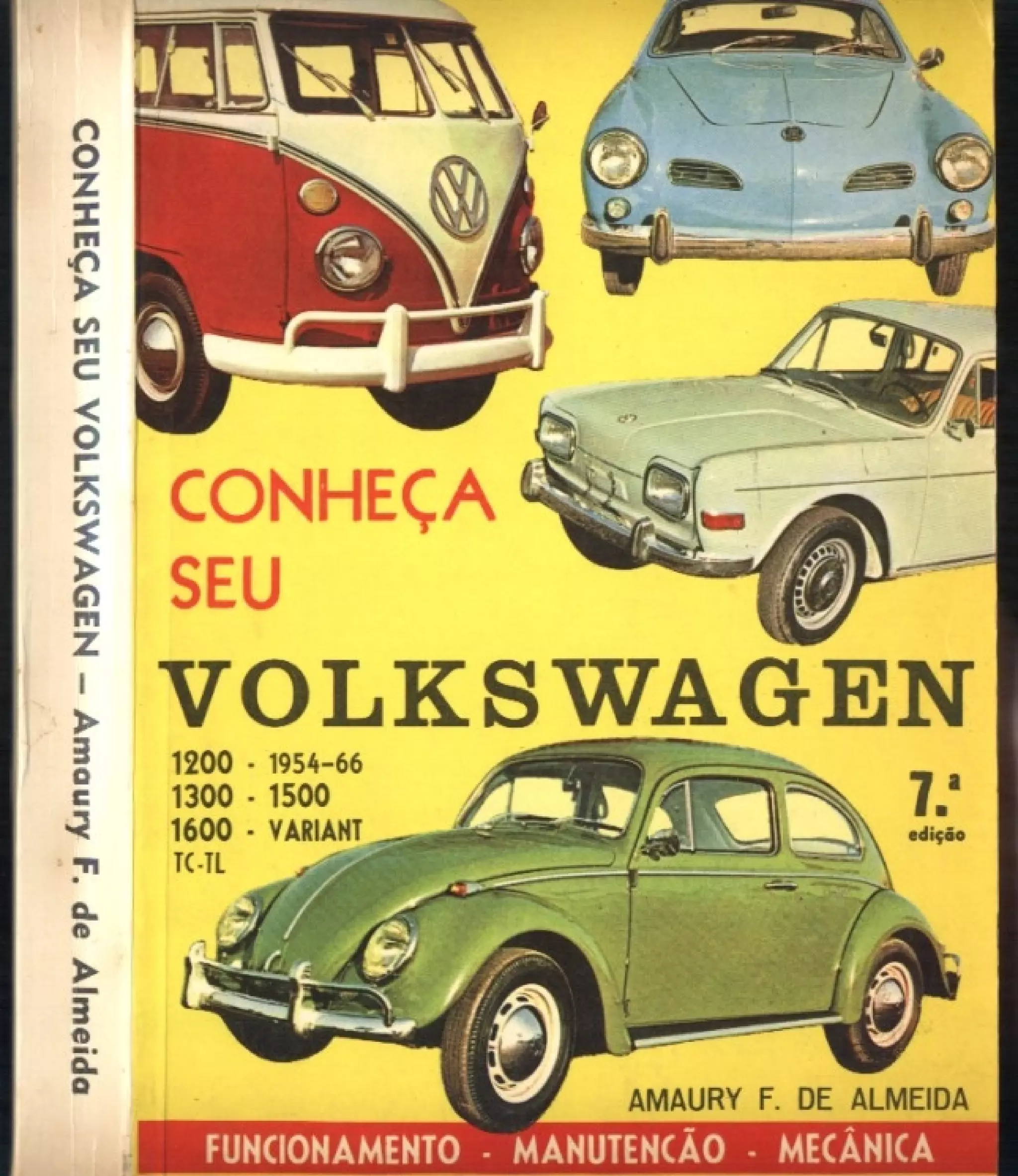 FUSCA e OU VW - LIVRO "Conheça seu Volkswagen AR" 151 pg
