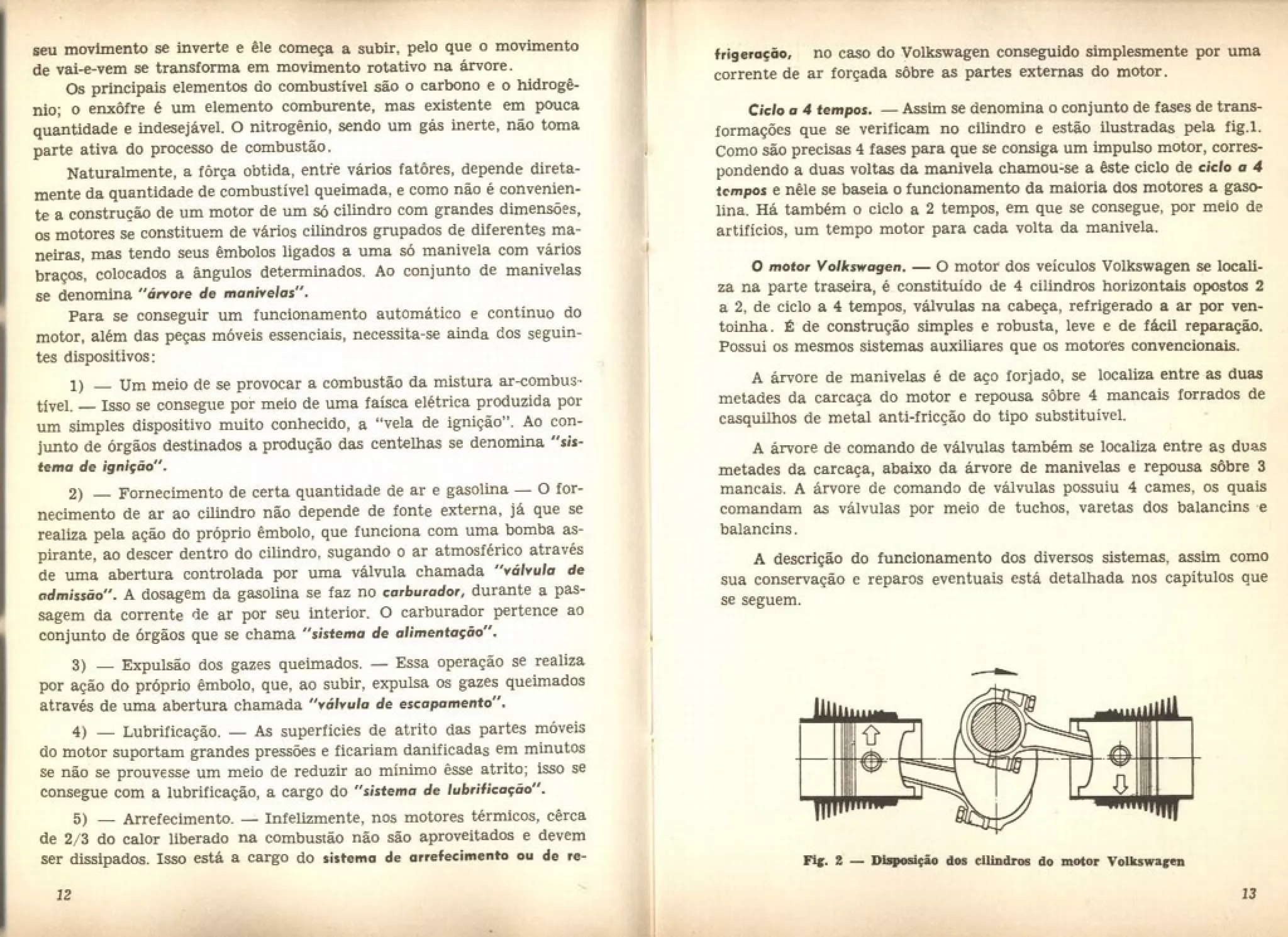 FUSCA e OU VW - LIVRO "Conheça seu Volkswagen AR" 151 pg
