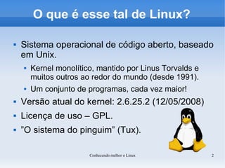 Conhecendo Melhor O Linux | ODP