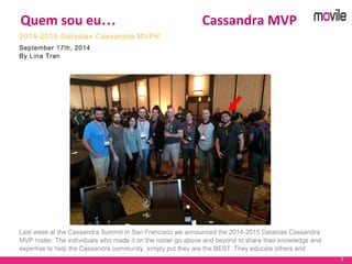 2
Quem sou eu… Cassandra MVP
 