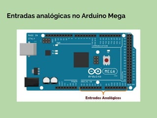 Entradas analógicas no Arduino Mega
 