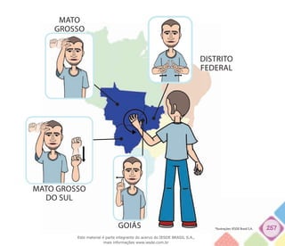 257
MATO
GROSSO
GOIÁS
MATO GROSSO
DO SUL
DISTRITO
FEDERAL
*Ilustrações: IESDE Brasil S.A.
Este material é parte integrante do acervo do IESDE BRASIL S.A.,
mais informações www.iesde.com.br
 