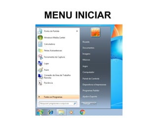 MENU INICIAR
 