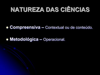 CIÊNCIAConceitos:Conceito de Ander-Egg