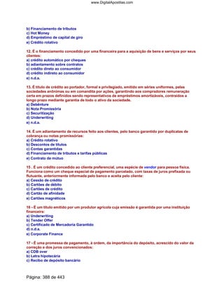 Conhecimentos bancários   completa