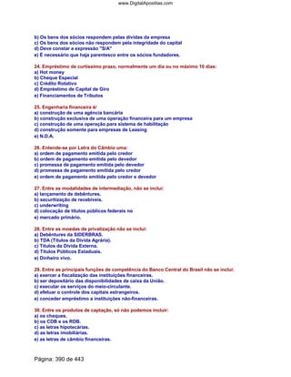 Conhecimentos bancários   completa