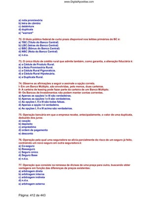 Conhecimentos bancários   completa