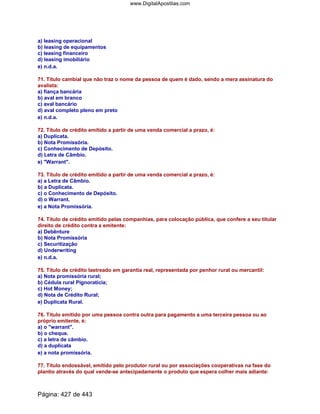 Conhecimentos bancários   completa