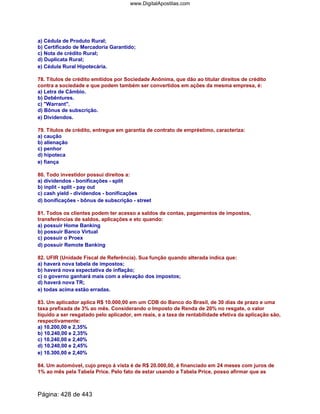 Conhecimentos bancários   completa