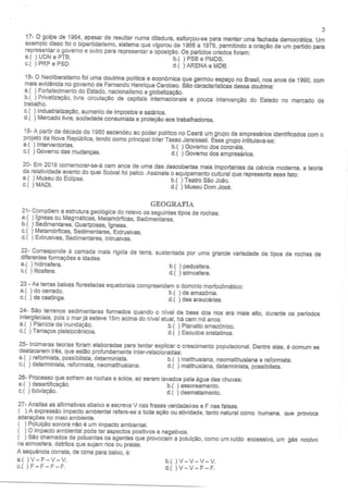 Vestibular UVA 2018.2 (Conhecimentos Gerais)