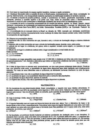 Prova Vestibular da UVA 2020.1