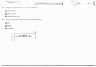 Conhecimentos gerais p1  cfo