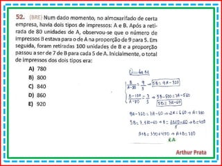 Conhecimentos numéricos