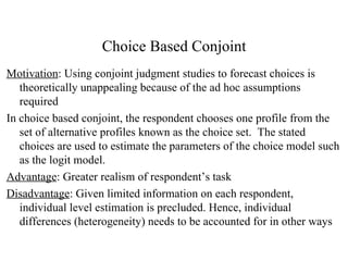 Conjoint Analysis | PPT