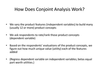 Conjoint analysis | PPTX