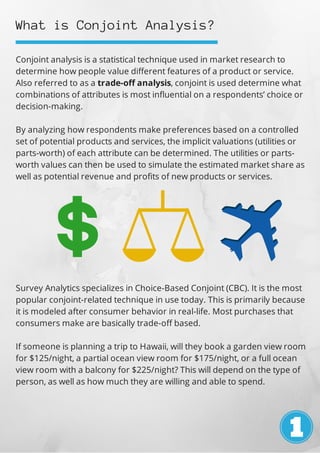Guide: Conjoint Analysis | PDF