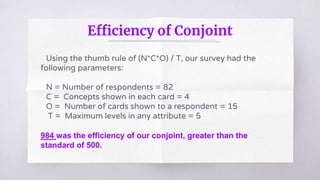 Conjoint analysis | PPTX