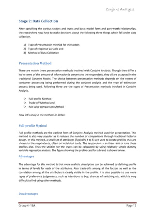 Conjoint Analysis- Multivariate Analysis | PDF