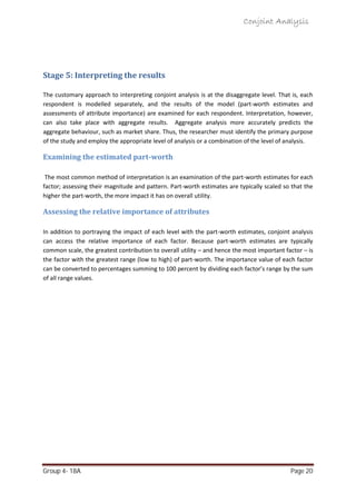 Conjoint Analysis- Multivariate Analysis | PDF