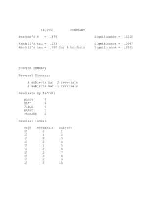 Conjoint Analysis- Multivariate Analysis | PDF