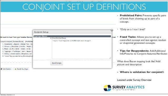 Survey software conjoint maxdiff survey software