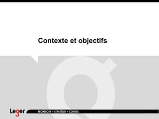 Contexte et objectifs
 