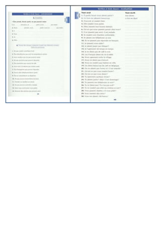 Conjugaison du présent