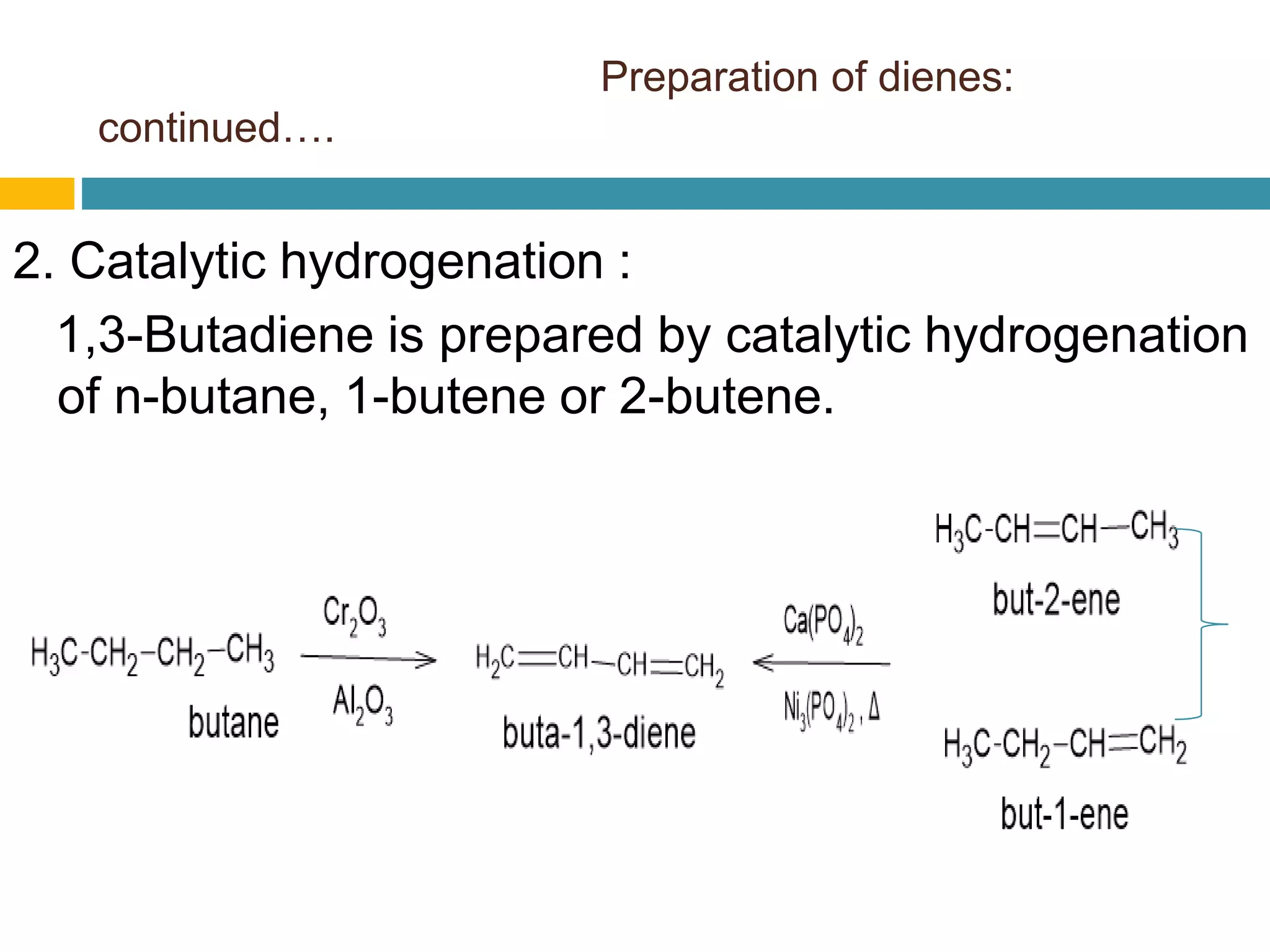 Conjugated dienes | PPTX