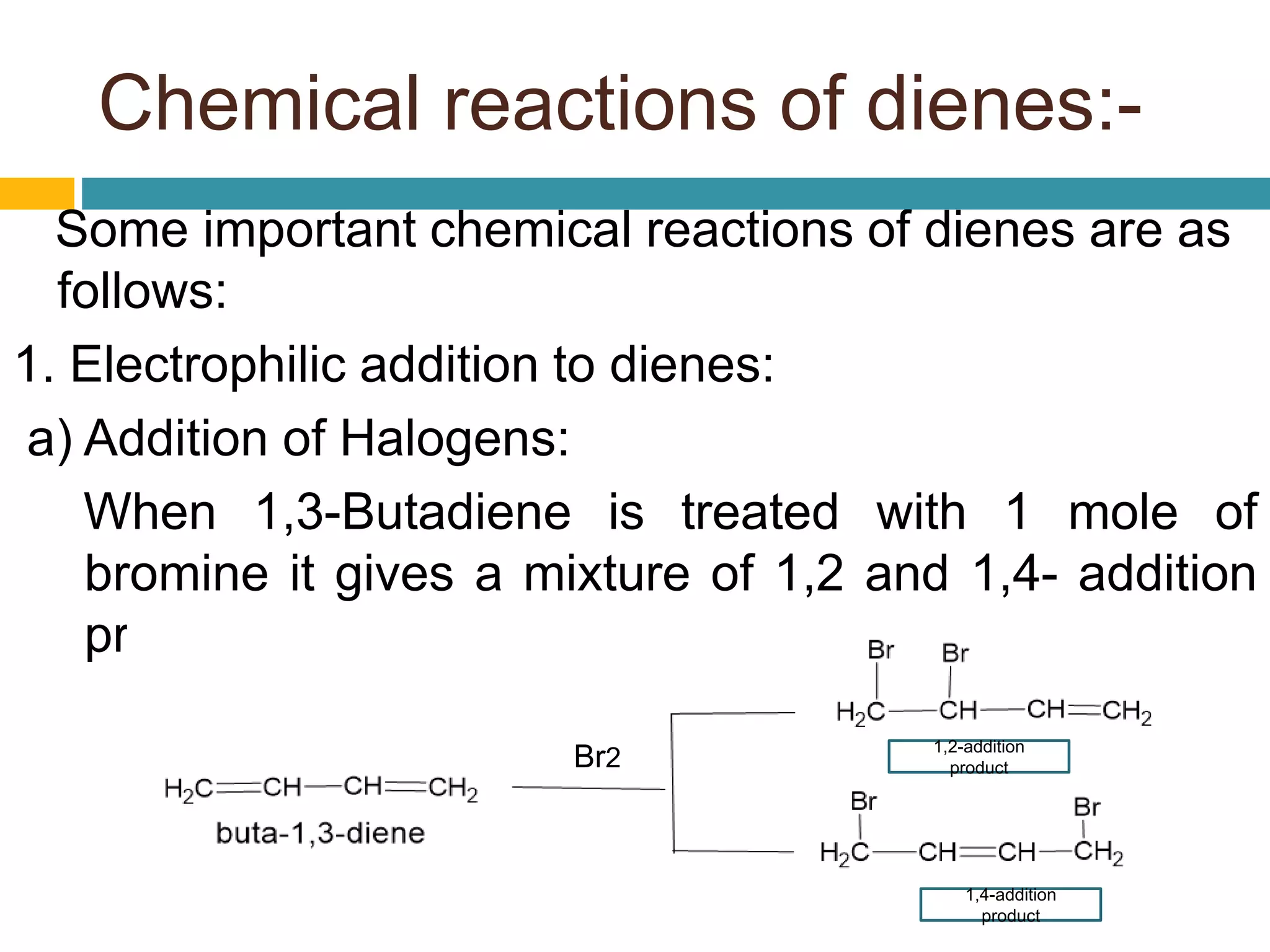 Conjugated dienes | PPTX