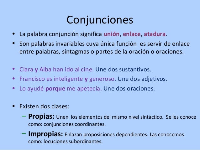 La gela de Ihintza Preposiciones , conjunciones e
