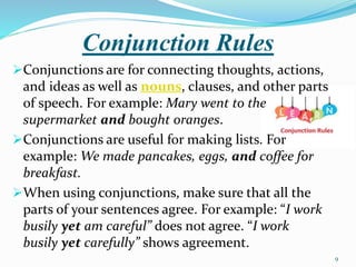 Conjunction, adverb and interjection | PPTX