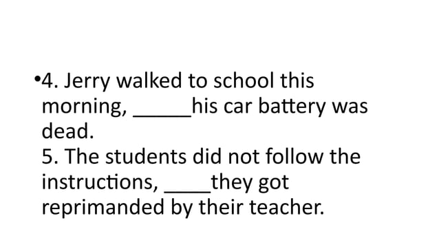 Conjunction Quiz Pptx