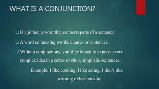 Conjunctions | PPTX
