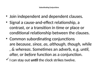 Conjunctions and types of conjunctions .pptx