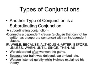 Conjunctions and interjections Day 3.ppt