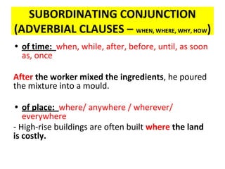 conjunctions and types of TYPES OF SENTENCES.pdf