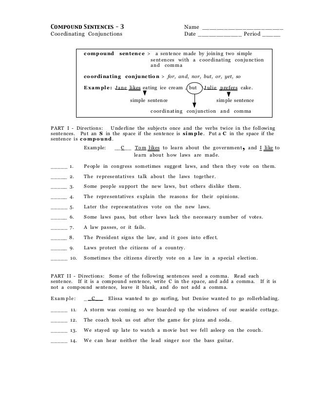 Conjunctions fanboys 2
