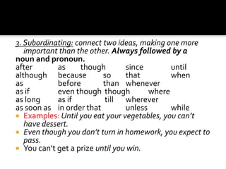 Conjunctions & Interjections Lesson | PPTX