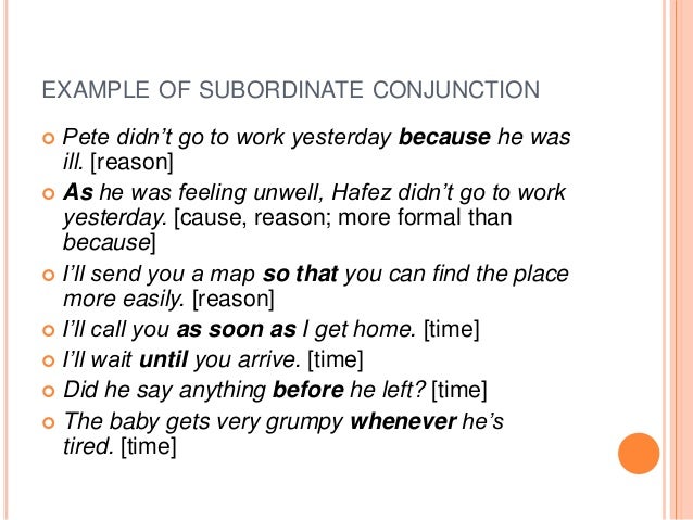 exle of conjunction conjunction slides exle of conjunction conjunction slides
