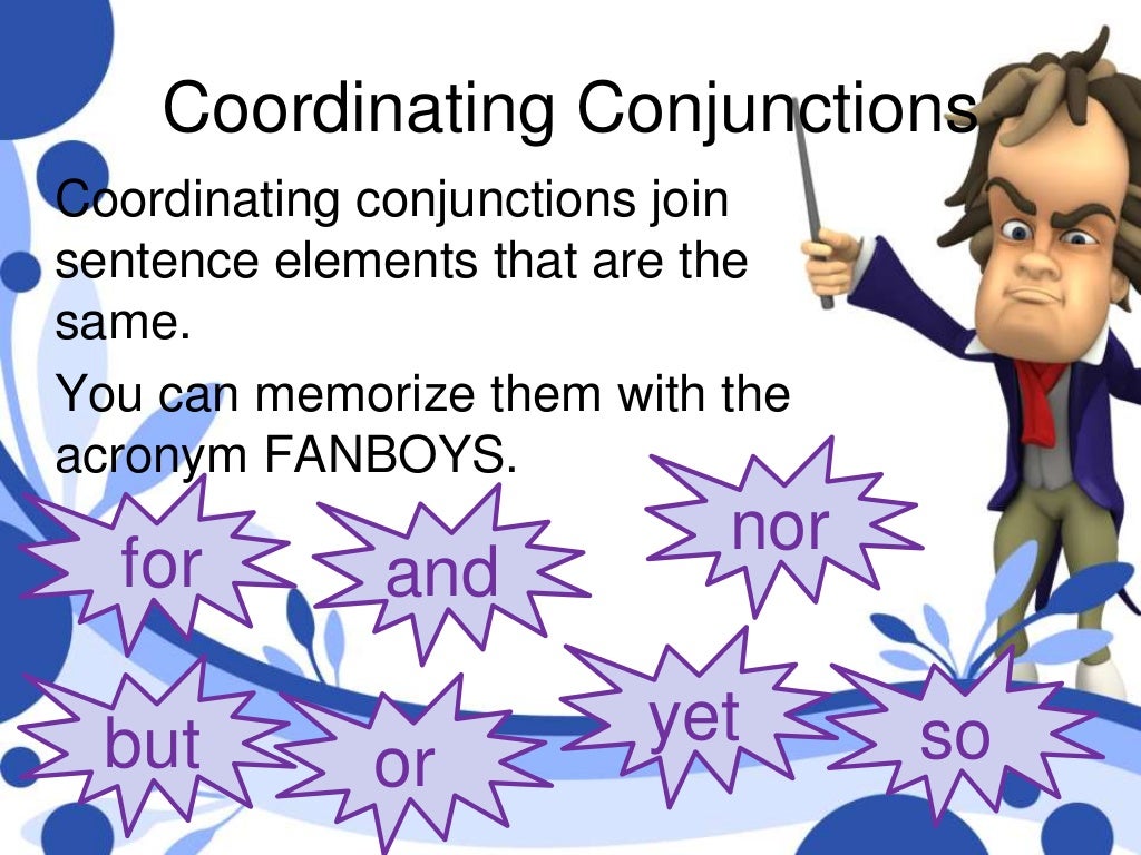 powerpoint presentation on conjunctions