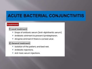 ACUTE BACTERIAL CONJUNCTIVITIS