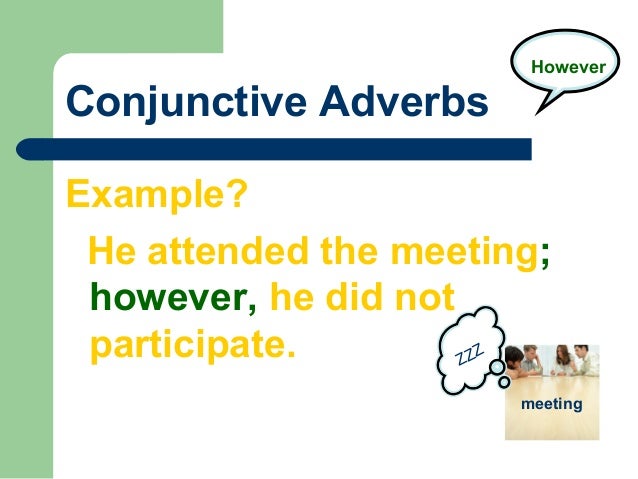 english grammar conjunctive adverbs
