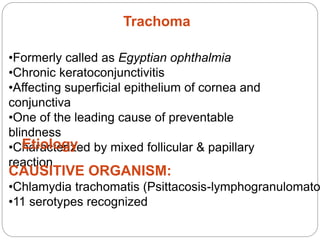Trachom Conjunctivitis | PPTX