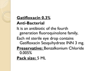 Eye infection & Conjunctivitis Medication.ppt