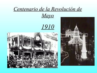 Centenario de la Revolución de Mayo 1910 