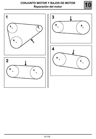CONJUNTO MOTOR Y BAJOS DE MOTOR
       Reparación del motor       10




             10-116
 