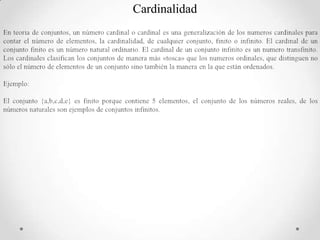 Cardinalidad
 